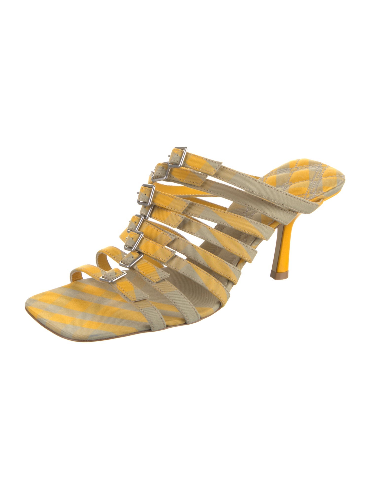 Burberry Canvas Striped Slides